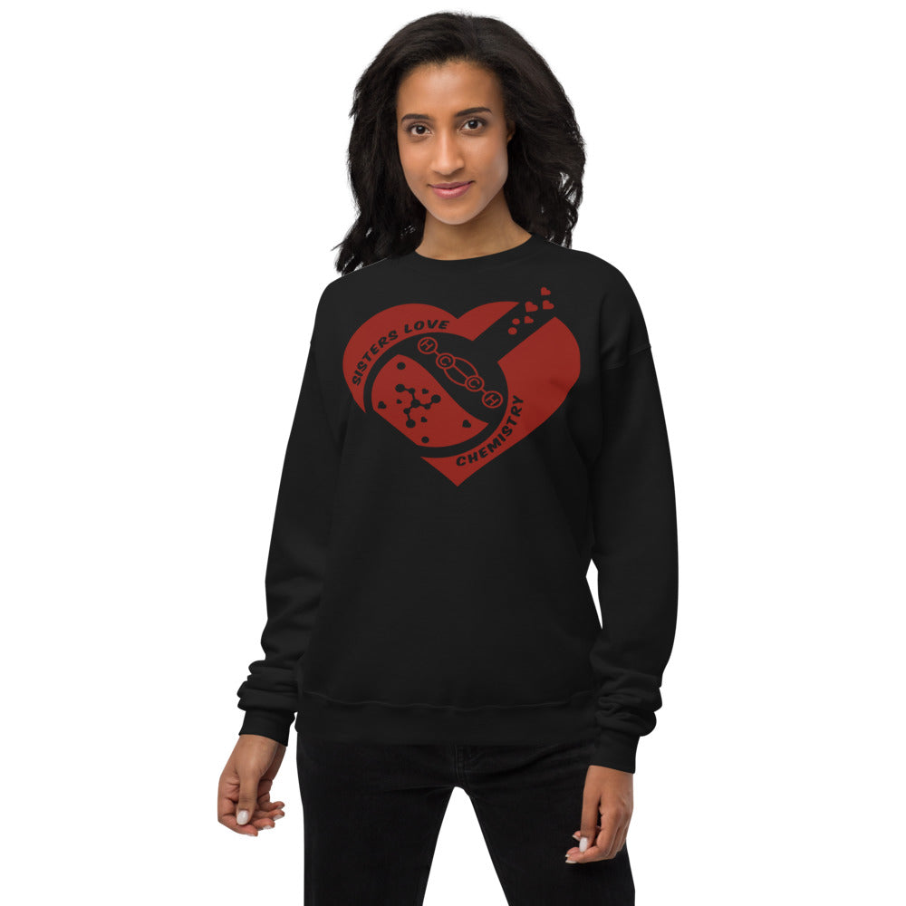 SLC red logo -Unisex fleece sweatshirt