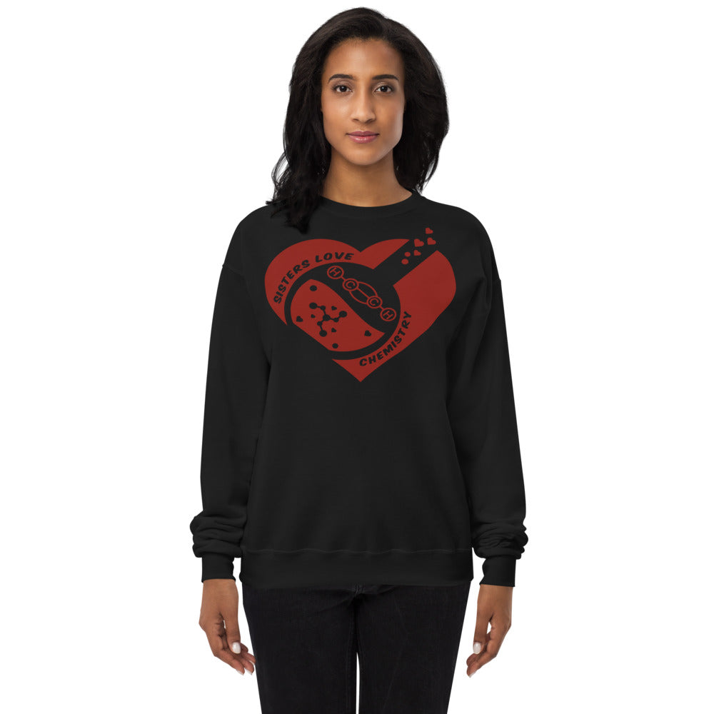SLC red logo -Unisex fleece sweatshirt