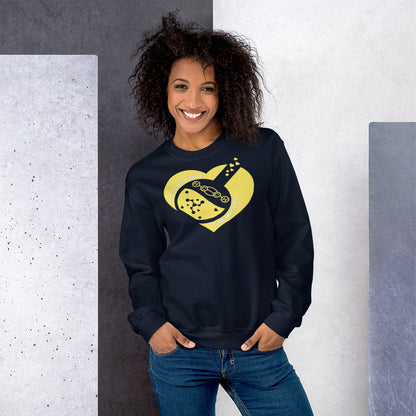 SLC logo navy blue& yellow - Unisex Sweatshirt